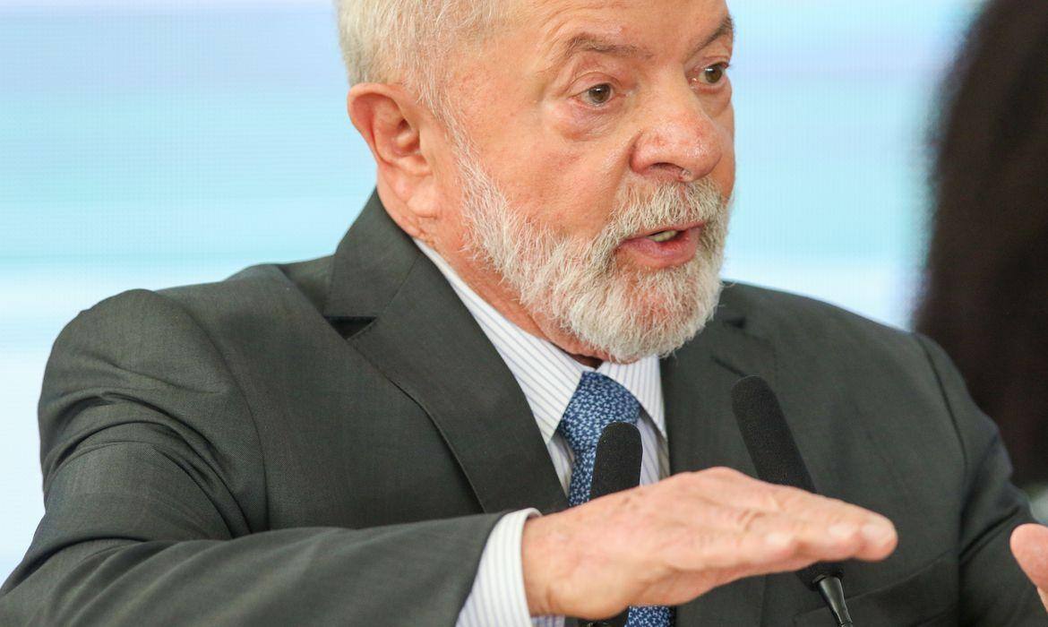Na imagem, o presidente da República, Luiz Inácio Lula da Silva