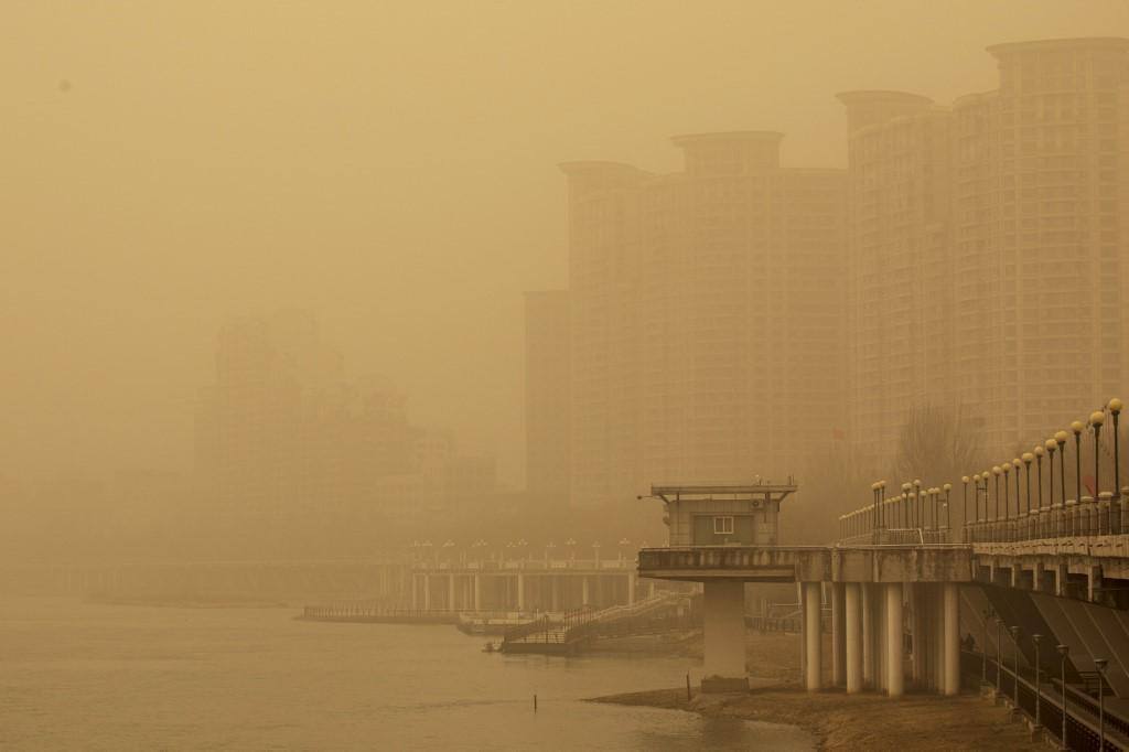 Tempestade de areia na China
