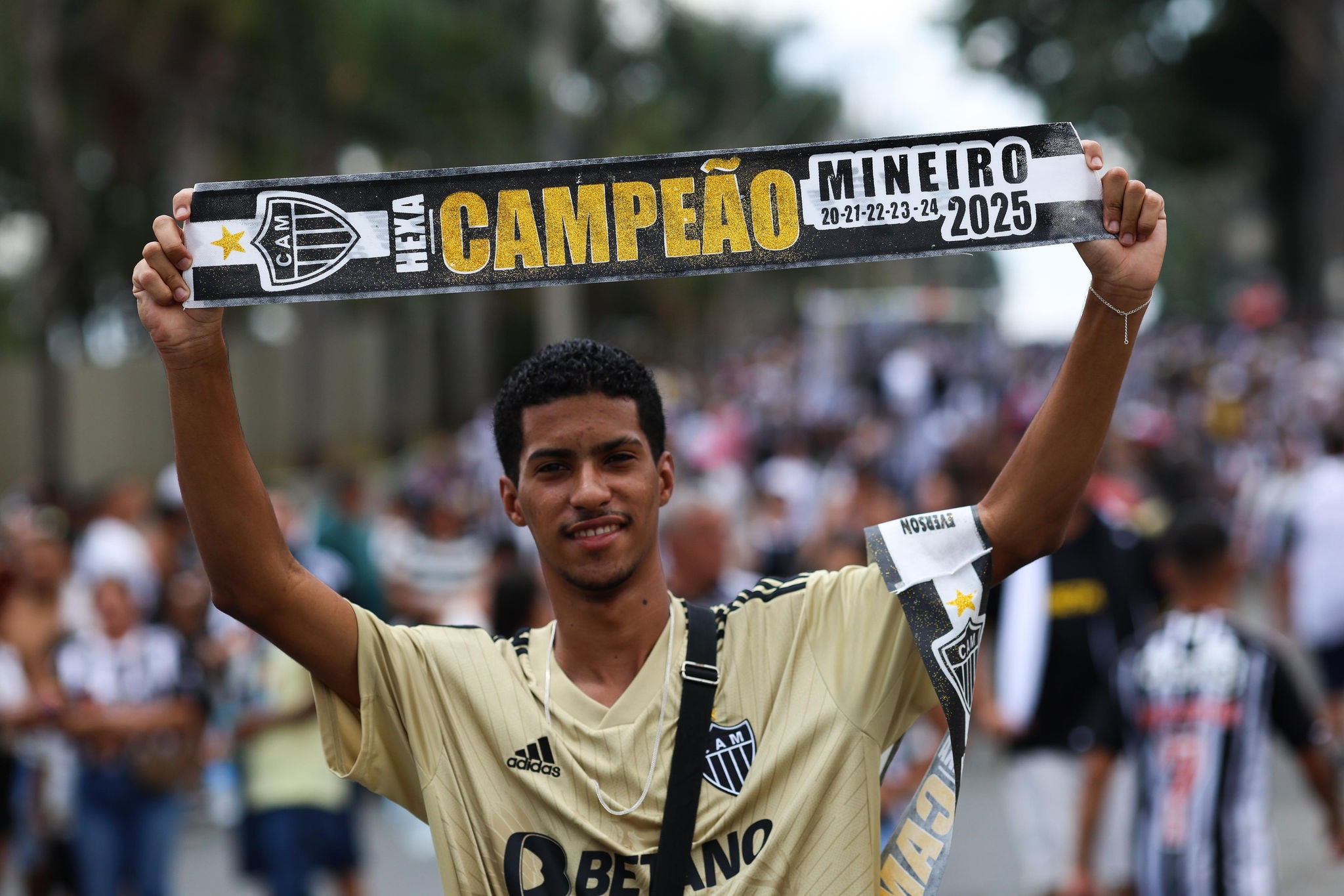 Torcedor do Atlético chega confiante para a final do Mineiro contra o América
