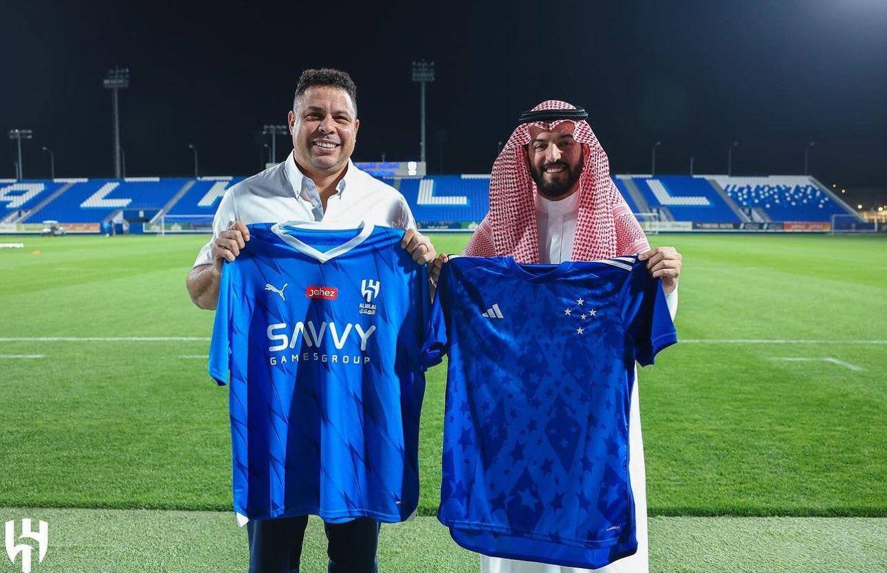 Ronaldo assistiu à partida do Al-Hilal neste fim de semana e se reuniu com a direção do clube saudita