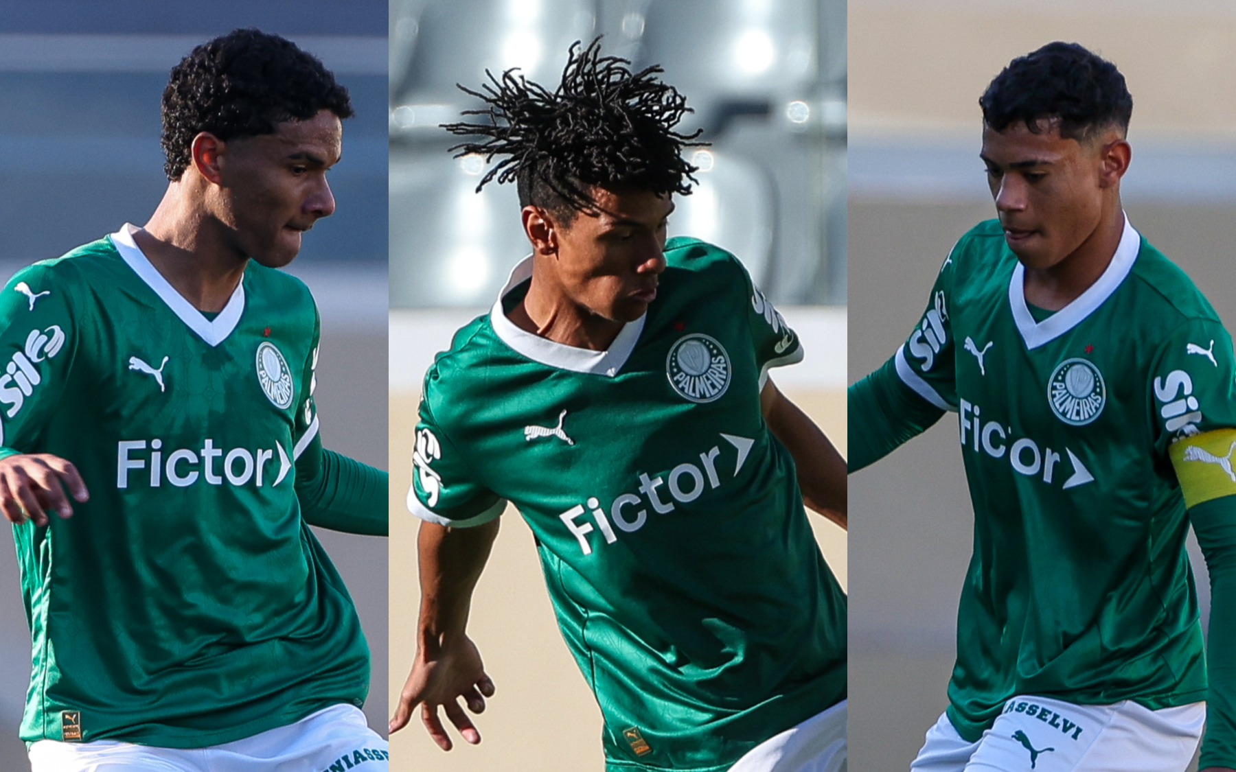 Jovens do Verdão foram convocados para a Seleção Brasileira Sub-17 (Foto: Divulgação/Palmeiras)
