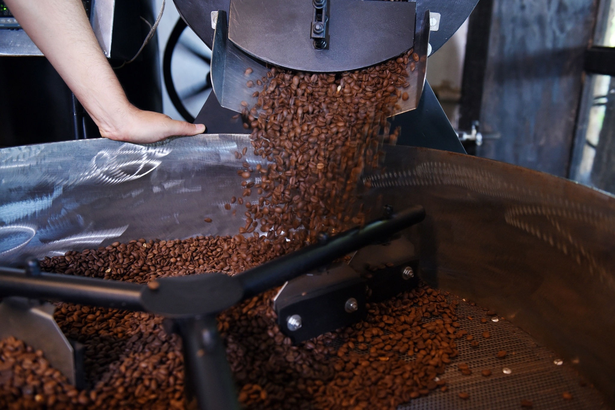 Imagem de uma torra de café