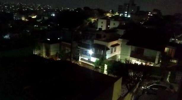 Chuva no bairro Paraíso, na Região Leste de BH