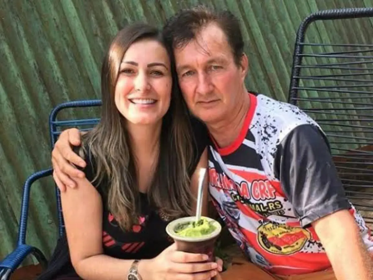 Andressa Urach e o pai, Carlos Urach