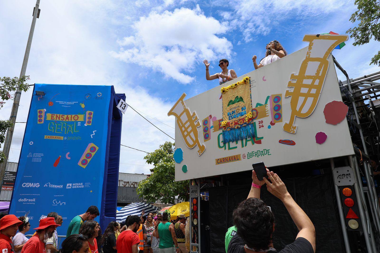 Ensaio geral para o Carnaval de BH
