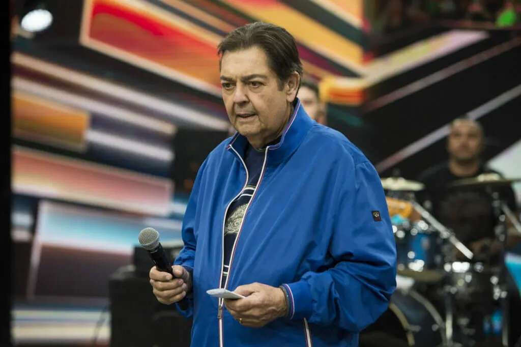 Fausto Silva no programa Faustão na Band