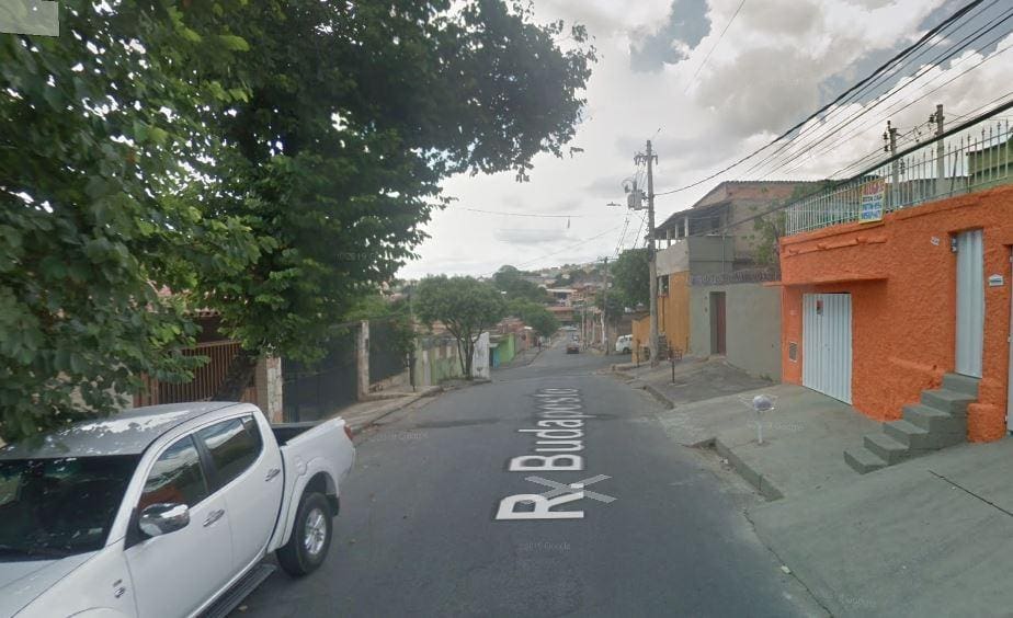 Rua onde ocorreu o crime