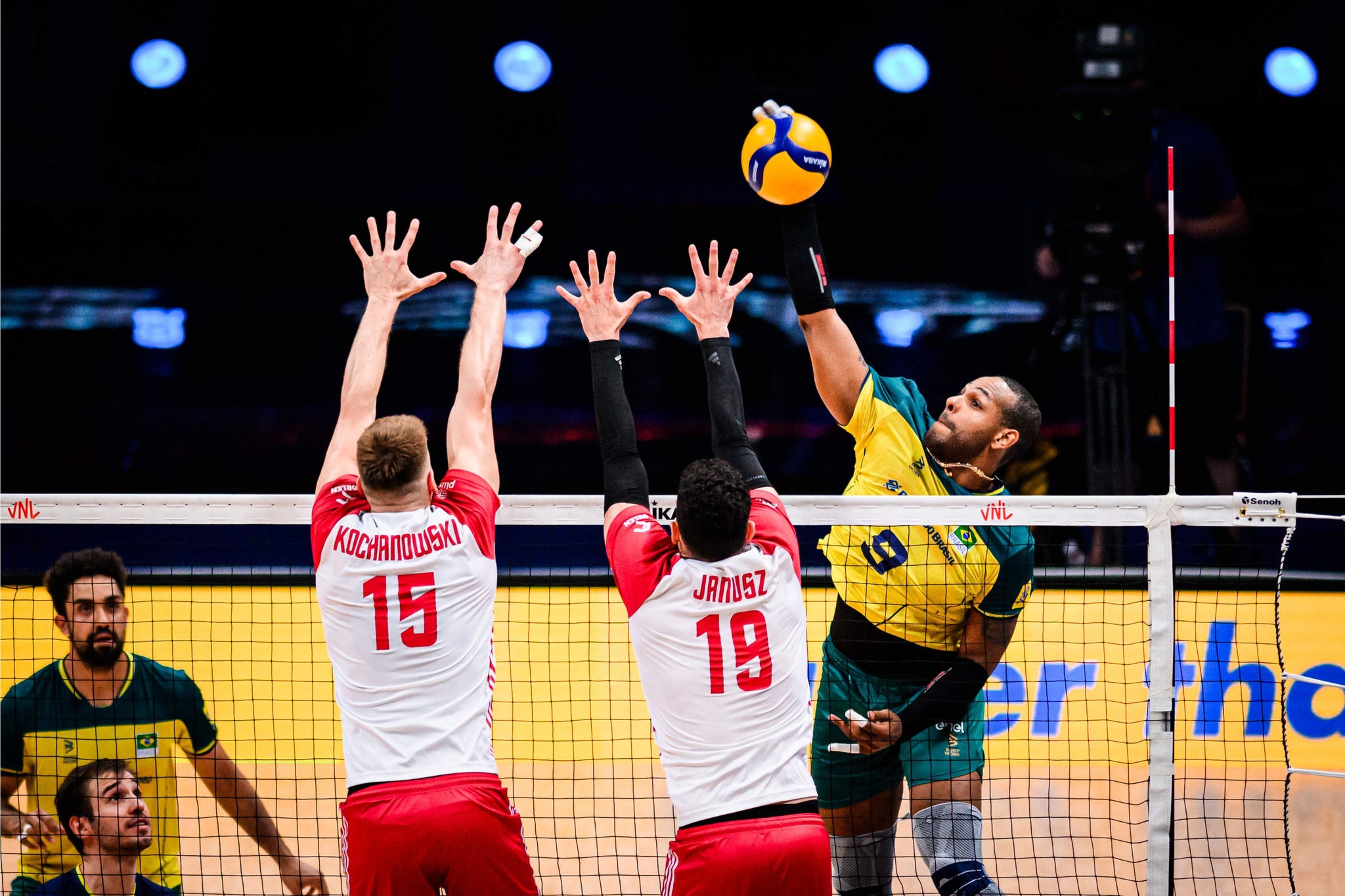 Brasil x Polônia, pelas quartas de final da Liga das Nações de Vôlei 2024