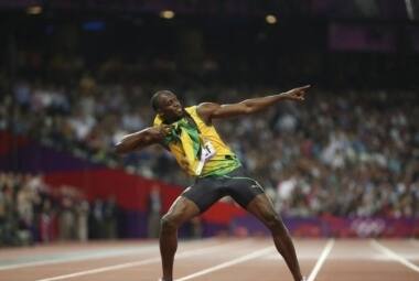 Bolt é recordista mundial dos 100m e 200m rasos e adquiriu a fama de homem mais veloz do mundo.