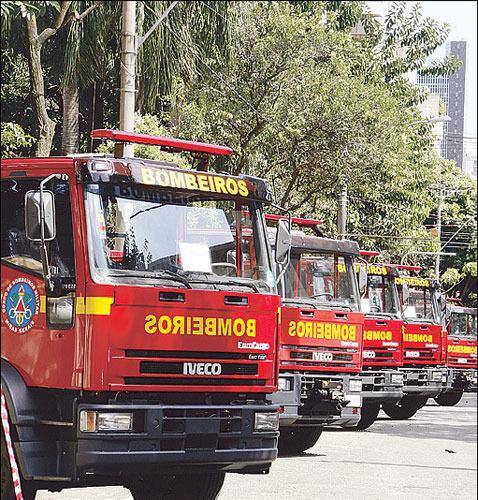 Veículos adquiridos com recursos da taxa de incêndio