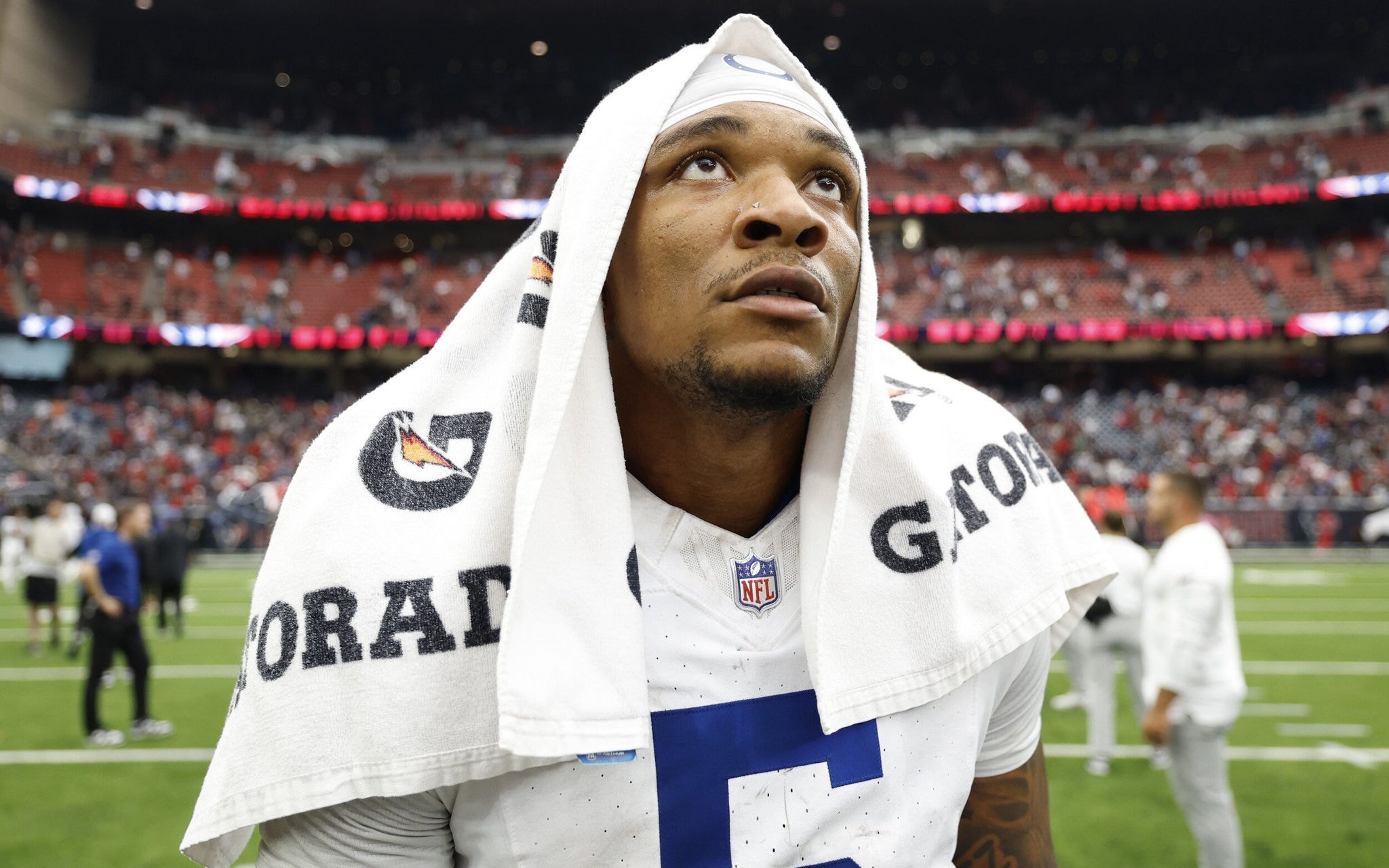 Anthony Richardson, Quarterback dos Colts, pode não ser o titular da equipe por falta de continuidade na NFL