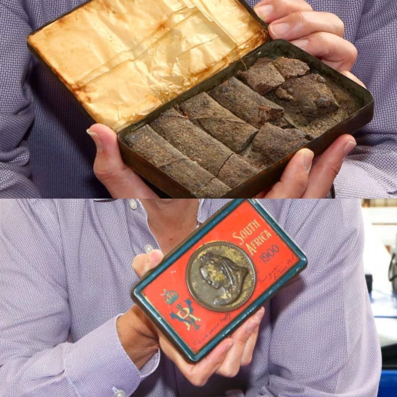 Lata de chocolate