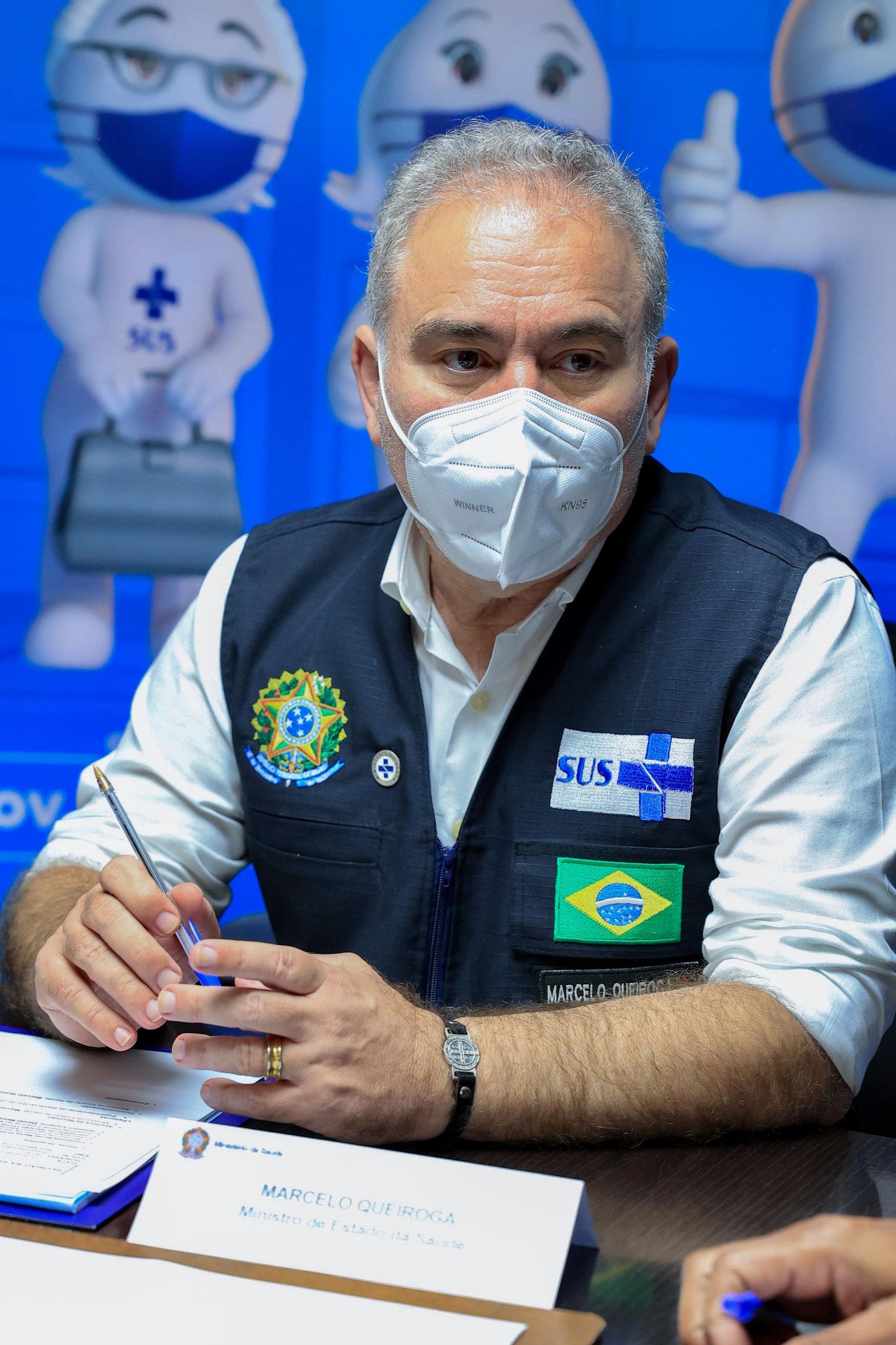 Ministro da Saúde, Marcelo Queiroga
