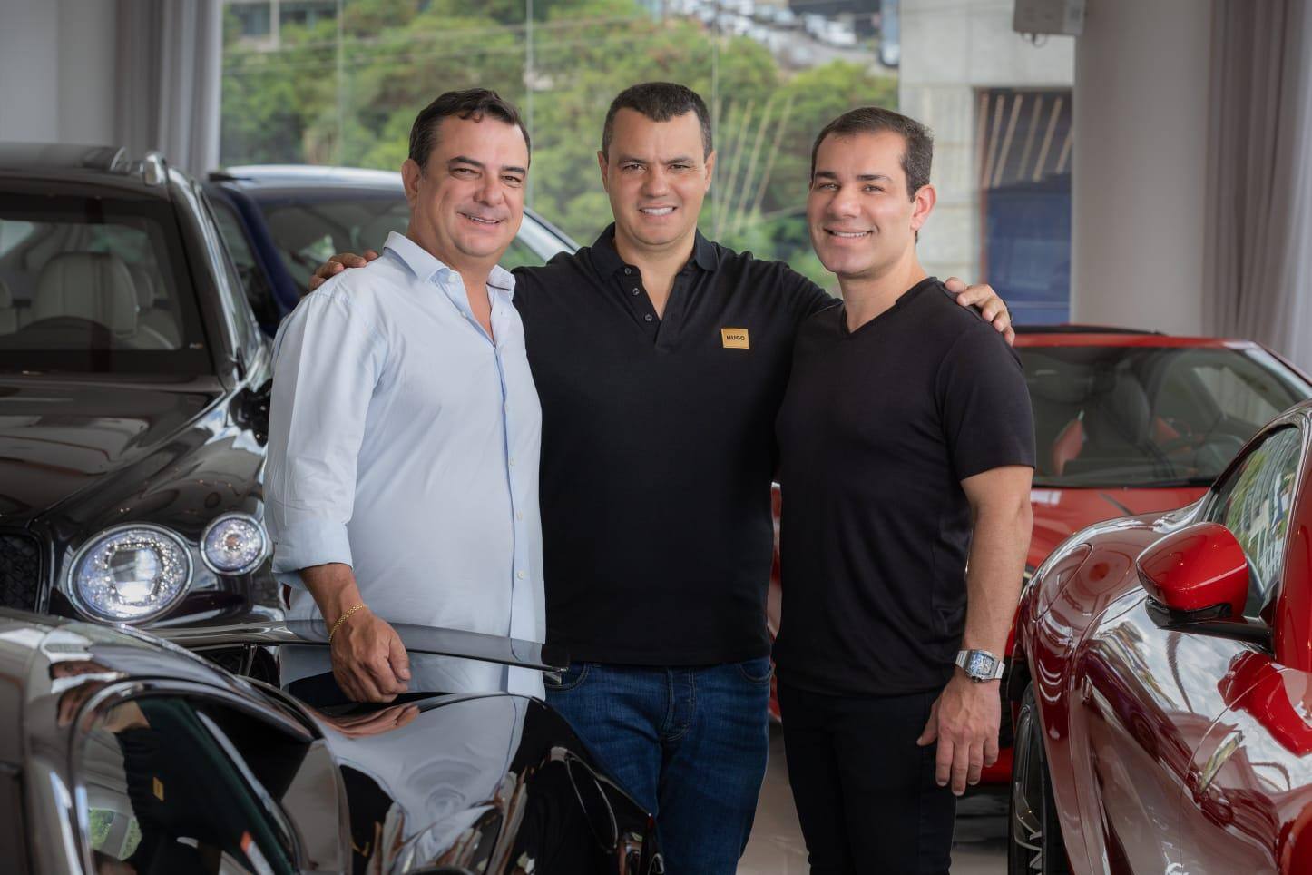 Da esquerda para a direita,  Áureo Eustáquio Brandão, Rodrigo Freitas Ferreira  e Fernando Duran Lima.