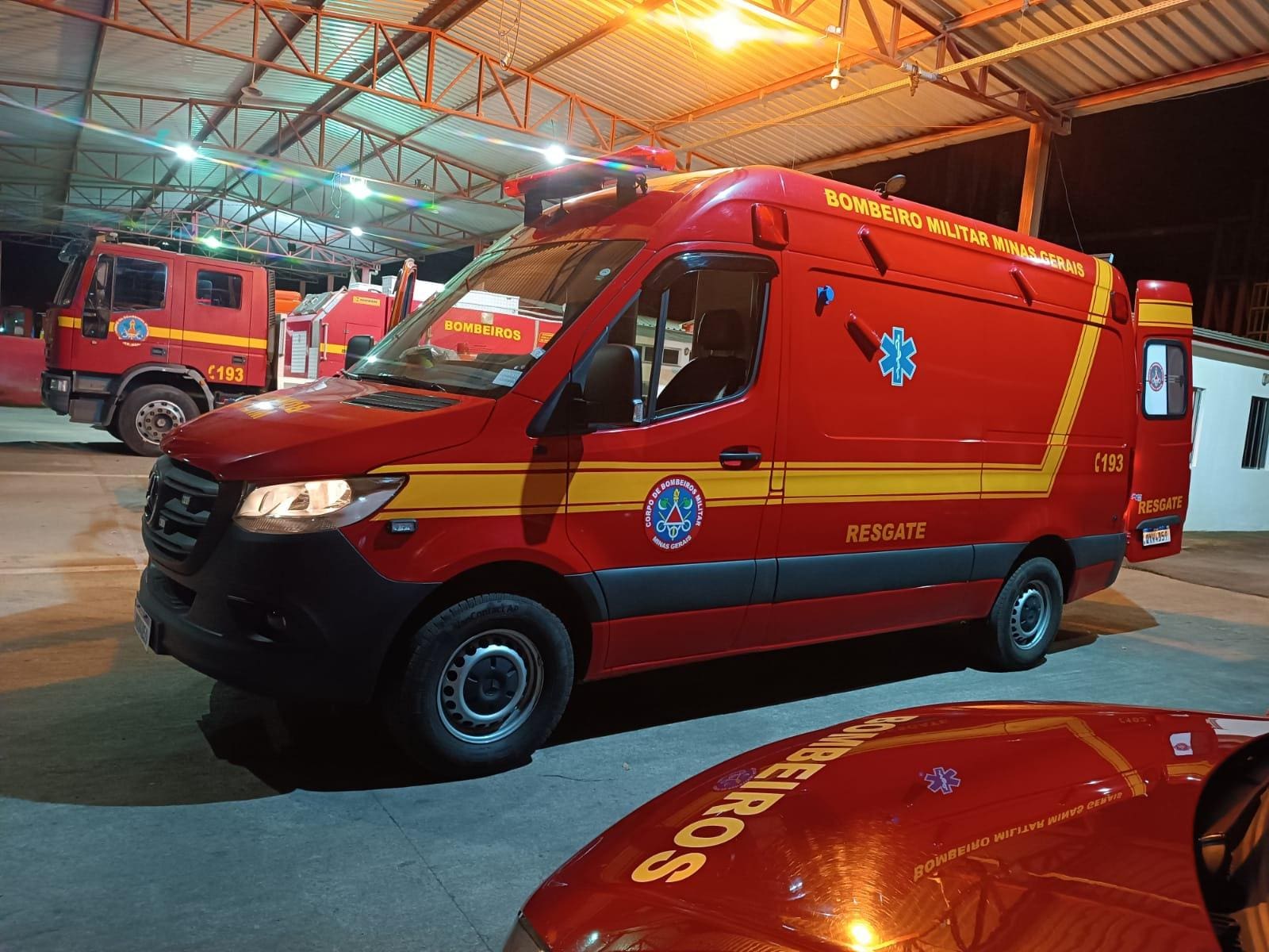 Corpo de Bombeiros foi acionado para a ocorrência