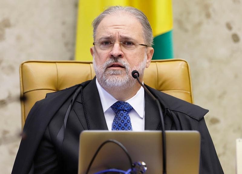 Augusto Aras no STF em 23/10/2019