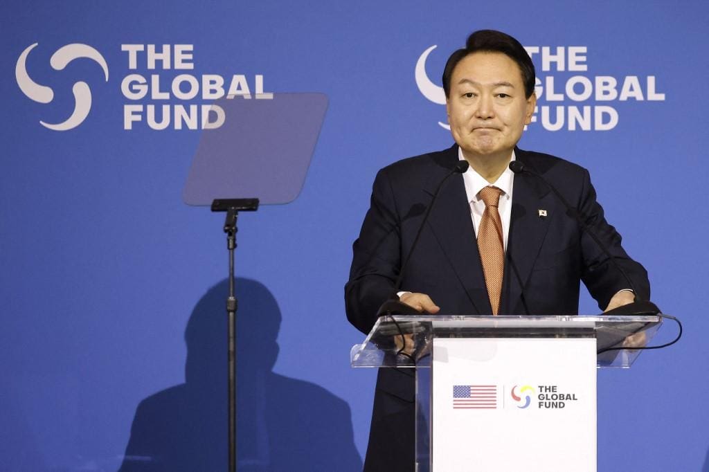 presidente sul-coreano Yoon Suk-yeol