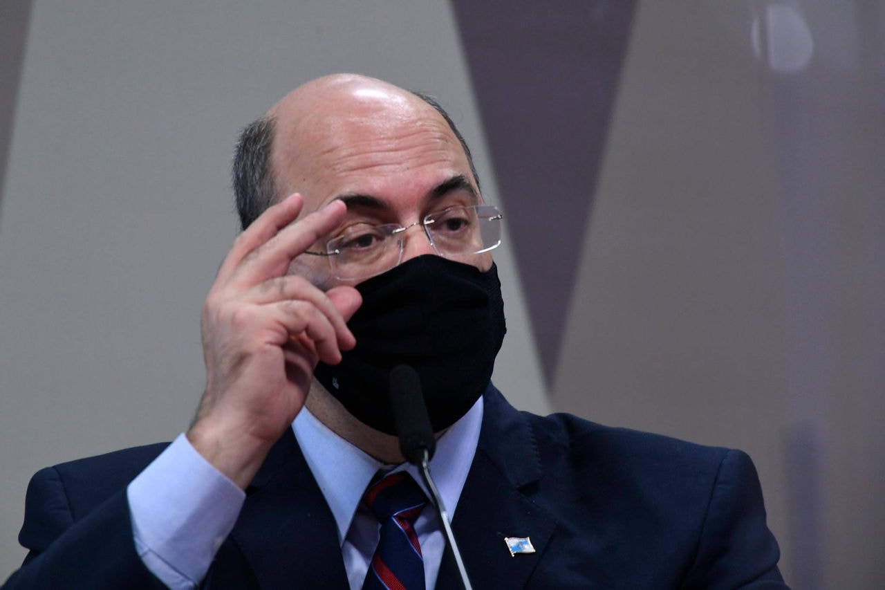 Wilson Witzel deixou a CPI da Covid no meio do depoimento