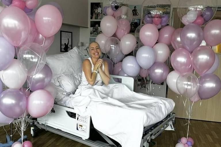 Fabiana Justus recebe transplante de medula