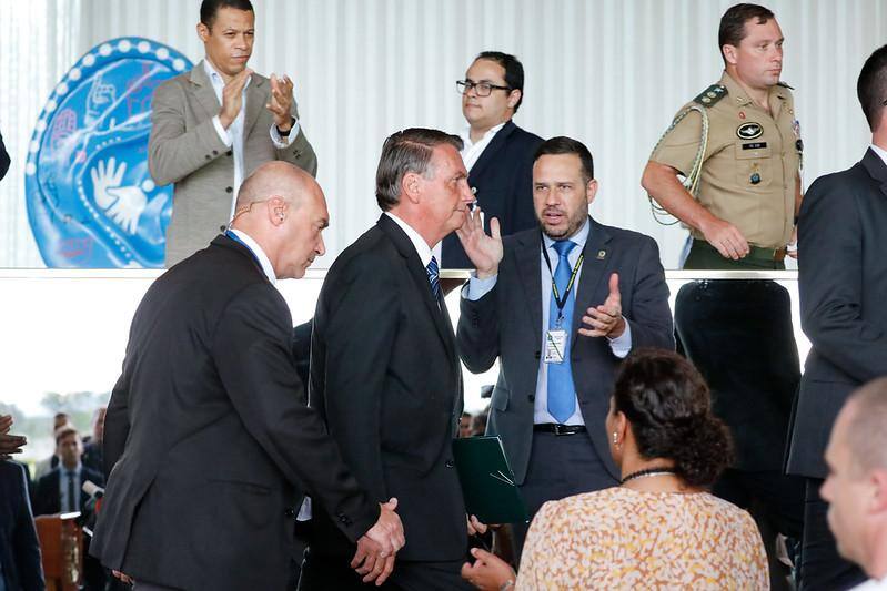 Na imagem, o presidente da República, Jair Bolsonaro (PL)
