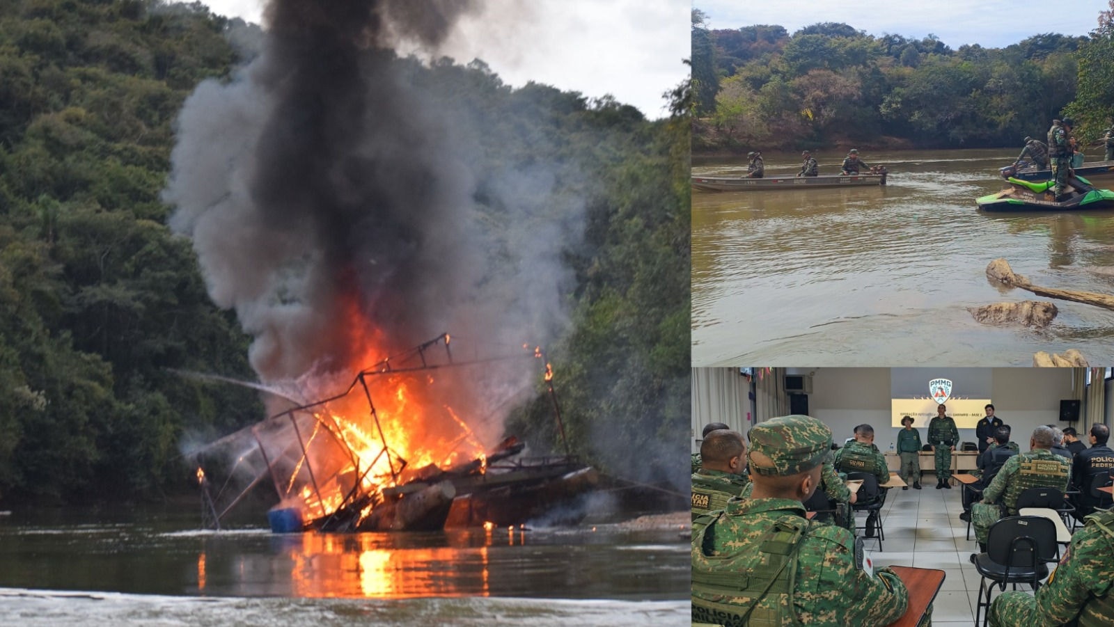 Equipes percorreram os leitos dos rios Verde e Sapucaí