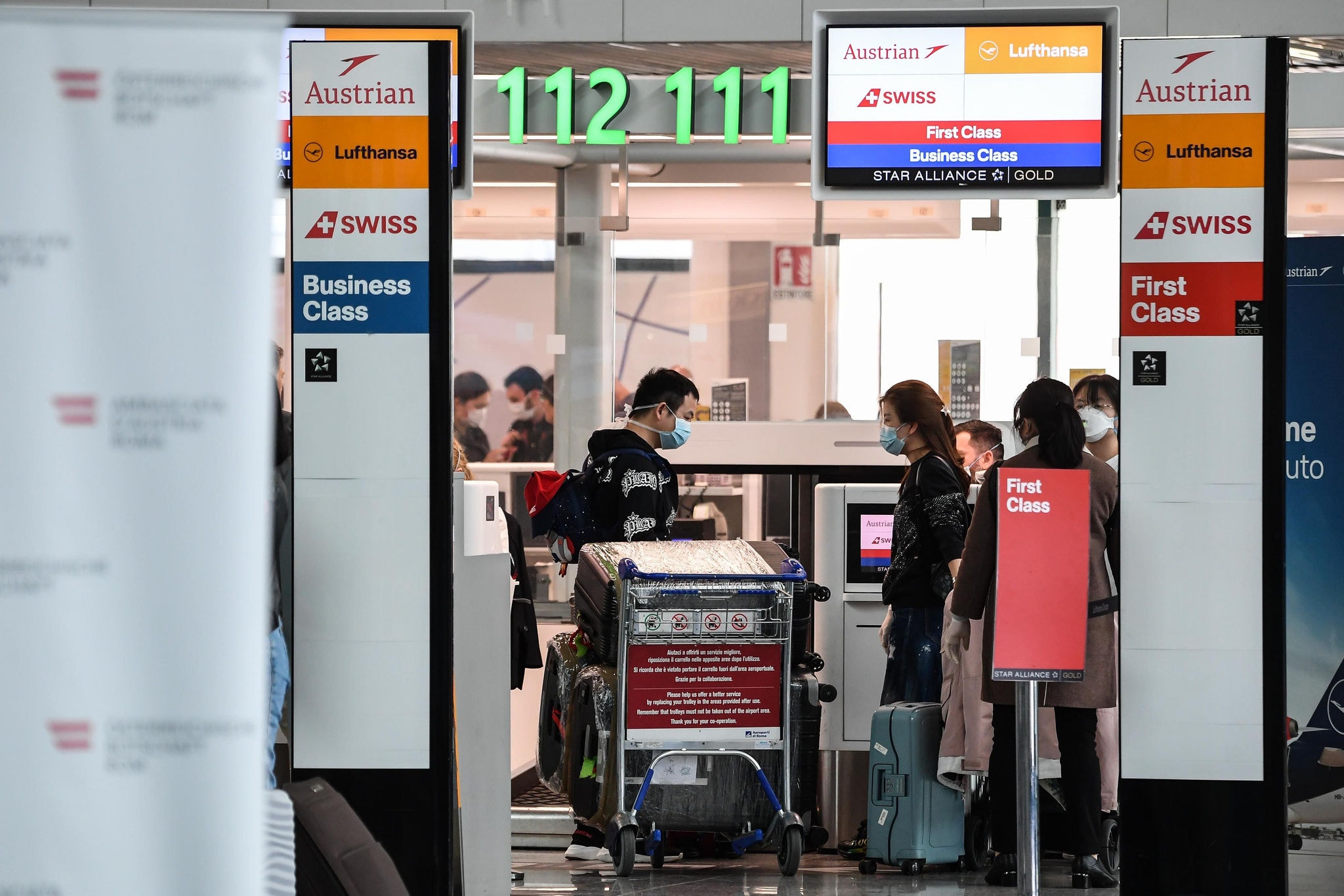 Aeroporto Itália coronavírus