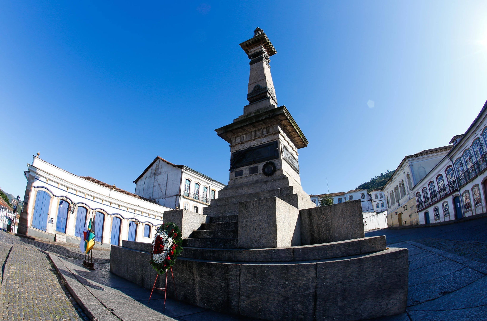 Praça Tiradentes, em Ouro Preto, vai receber parte da solenidade nesta sexta-feira (21/4)