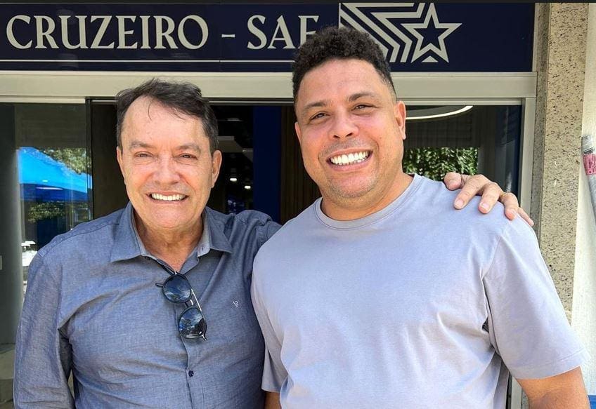 Pedro Lourenço e Ronaldo em visita à Toca da Raposa