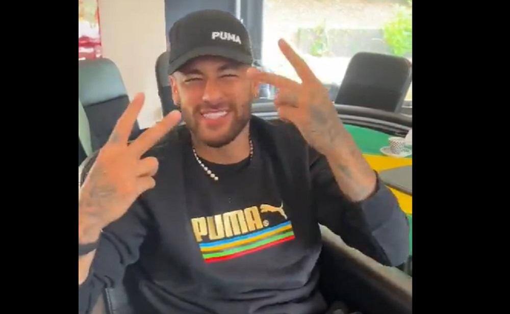 Neymar declara voto em Bolsonaro em vídeo publicado em rede social