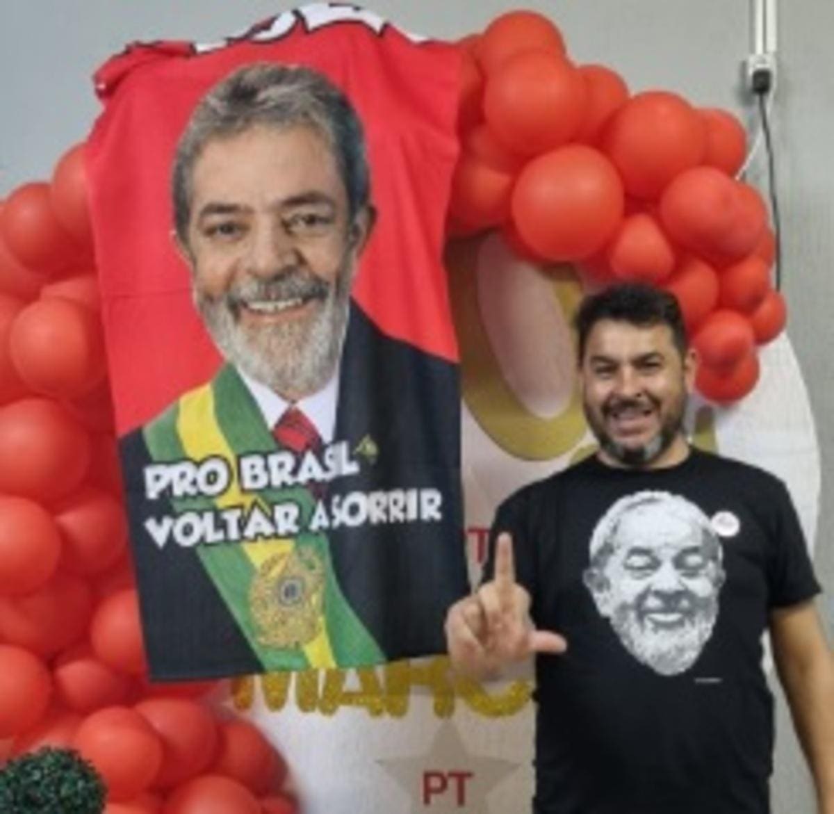 Marcelo Arruda foi morto em sua festa de aniversário temática de 50 anos