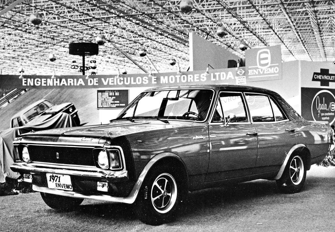 Opala Envemo, destaque no Salão do Automóvel na década de 60