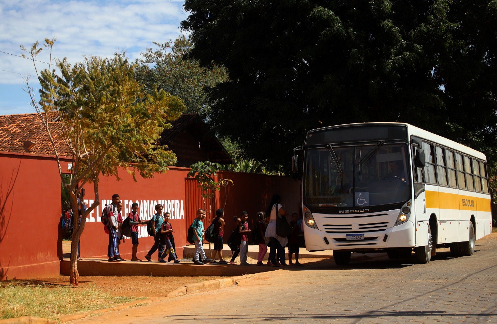 Escola Estadual Lindolfo Carlos Ferreira em Januária, no Norte de Minas