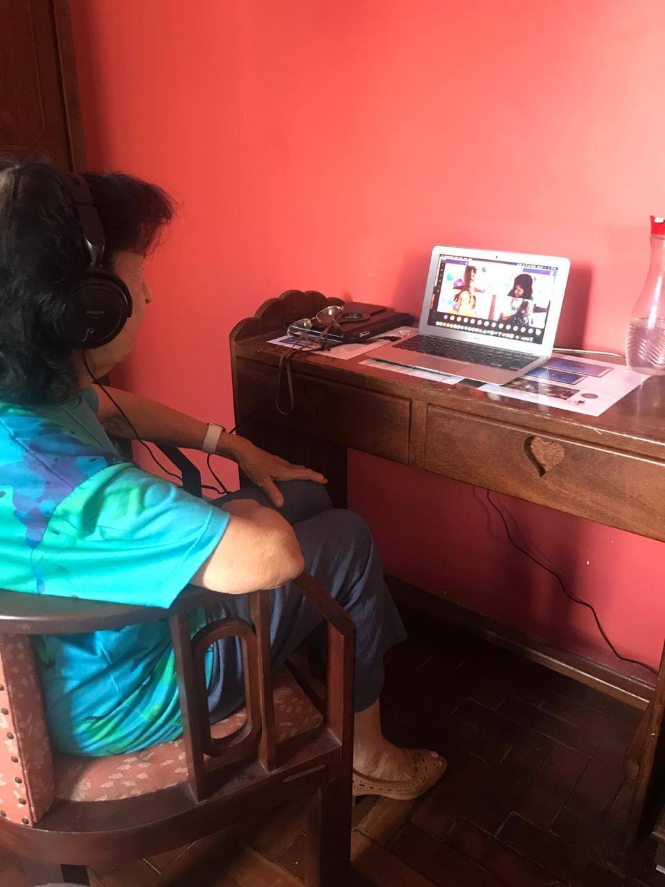enilde miranda idoso idosa estudando