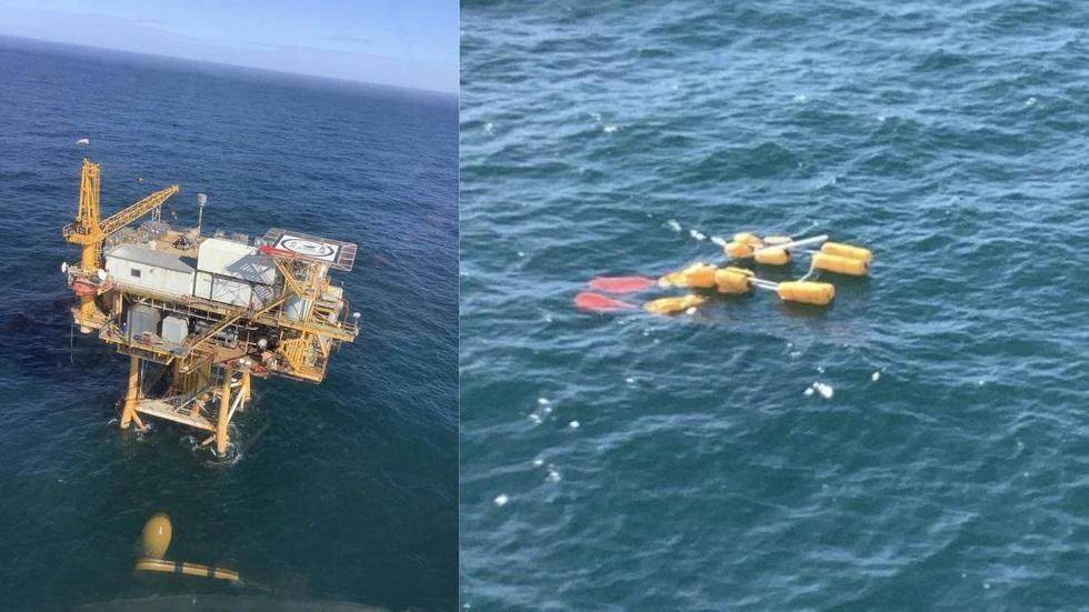 Helicóptero golfo do méxico