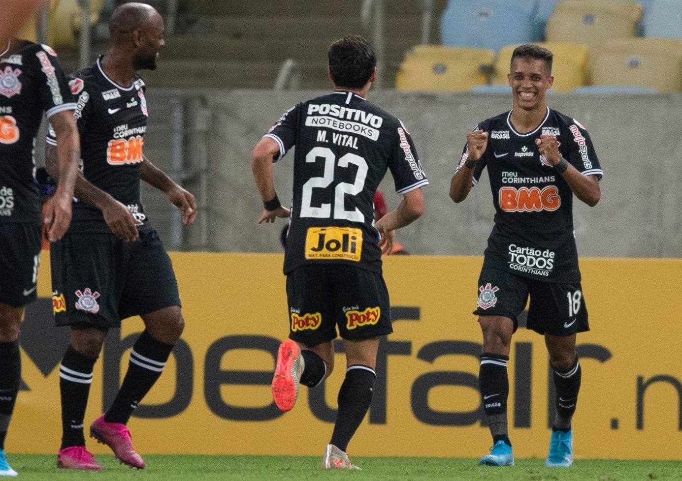 Pedrinho marcou o gol que deu a classificação ao Corinthians