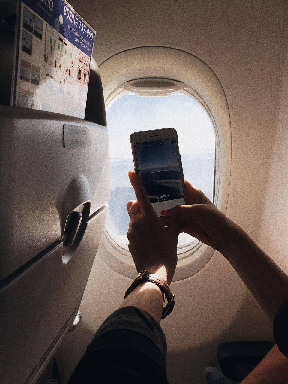 avião celular smartphone