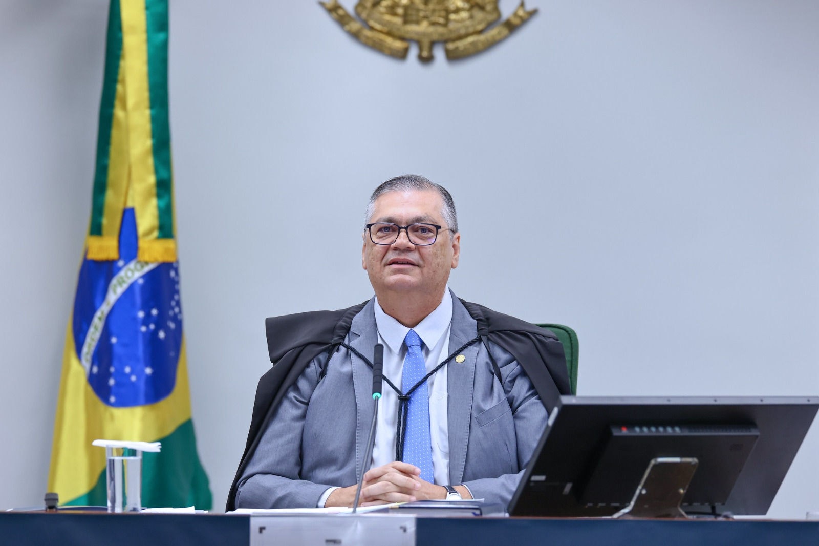 O ministro Flávio Dino conduziu a audiência sobre emendas parlamentares no STF