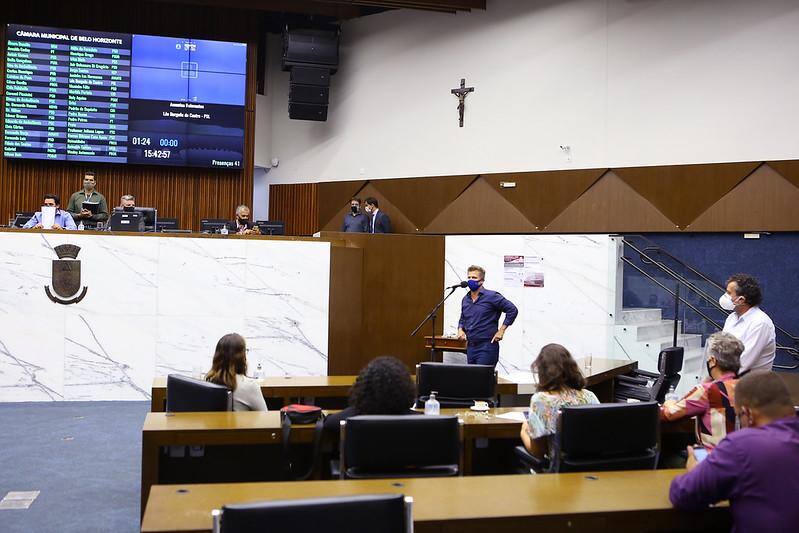 Vereador Léo Burguês pediu a queda do quórum durante a reforma da Previdência