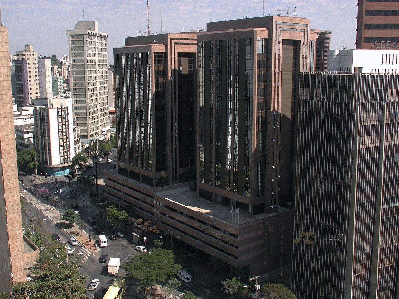 O prédio do Ministério Público de Minas Gerais (MPMG), em Belo Horizonte