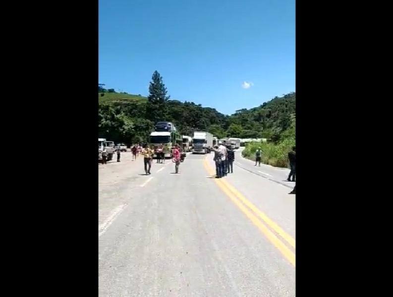 Pista interditada em Nova Era