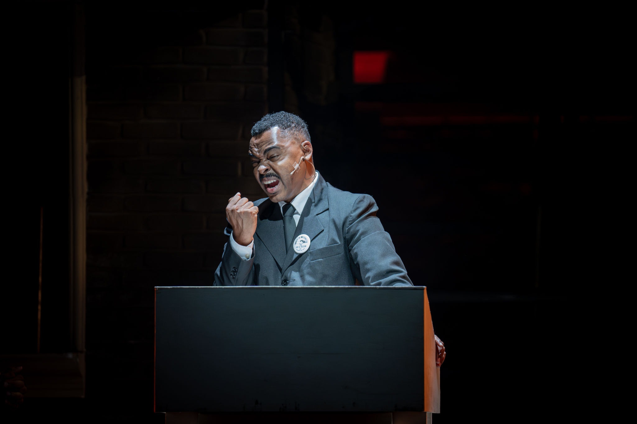 Martin Luther King é interpretado pelo ator Gui Augusto no musical