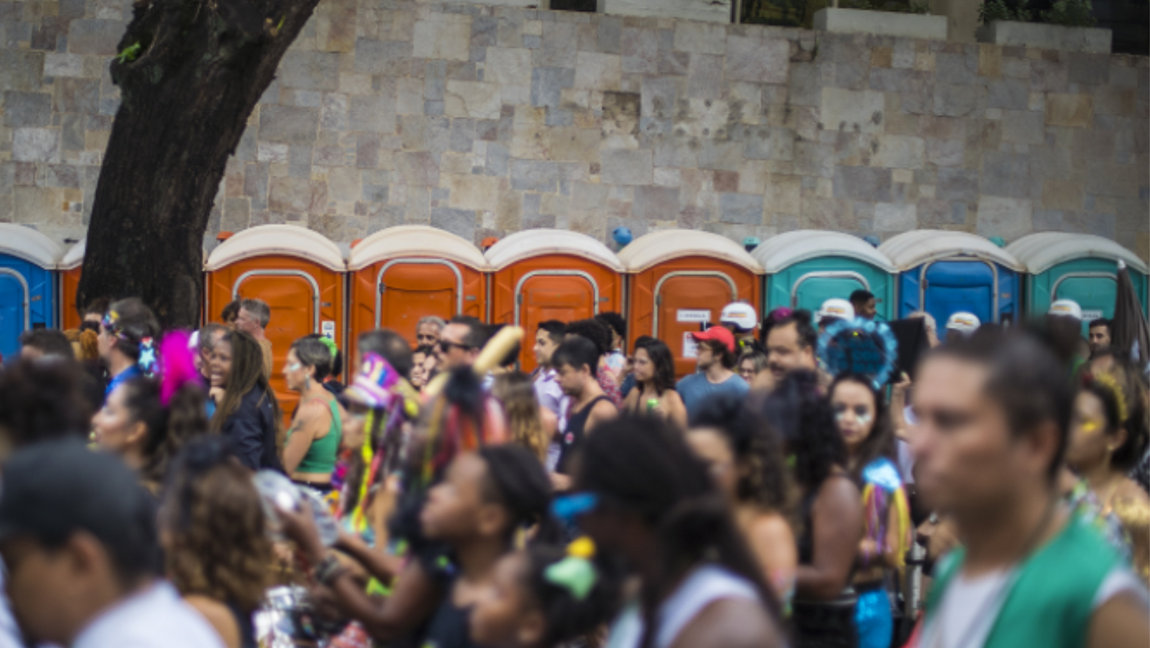 Os banheiros químicos estarão na concentração, percurso e dispersão dos cortejos subsidiados pela PBH