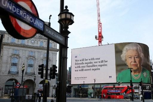 Rainha Elizabeth Londres coronavírus Reino Unido Inglaterra discurso