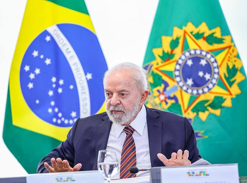 O presidente Luiz Inácio Lula da Silva