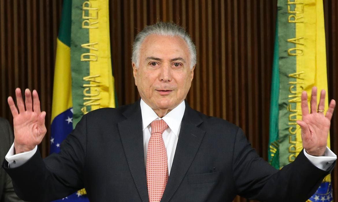 Na imagem, o ex-presidente da República, Michel Temer (MDB)