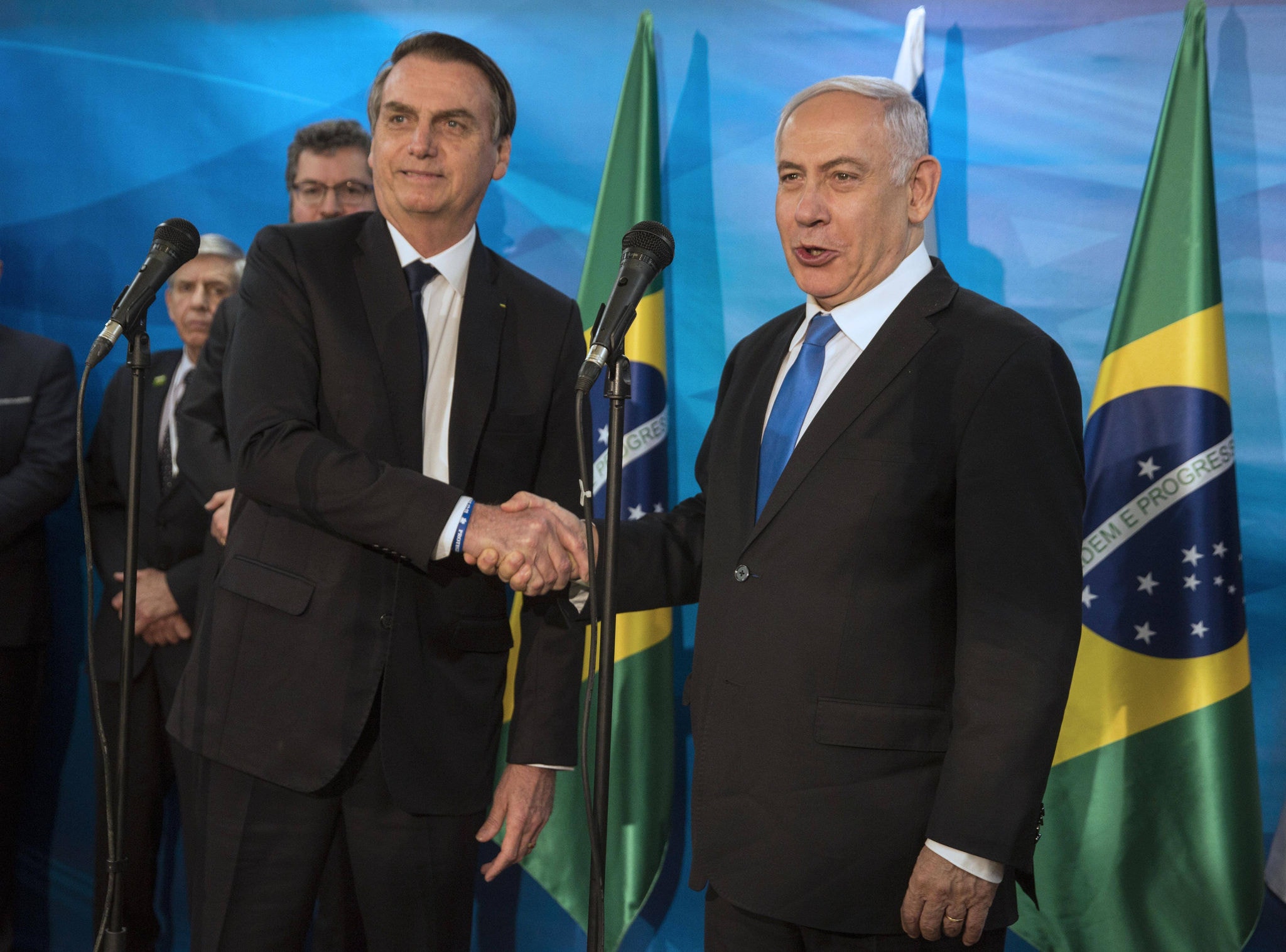 Binyamin Netanyahu e Jair Bolsonaro