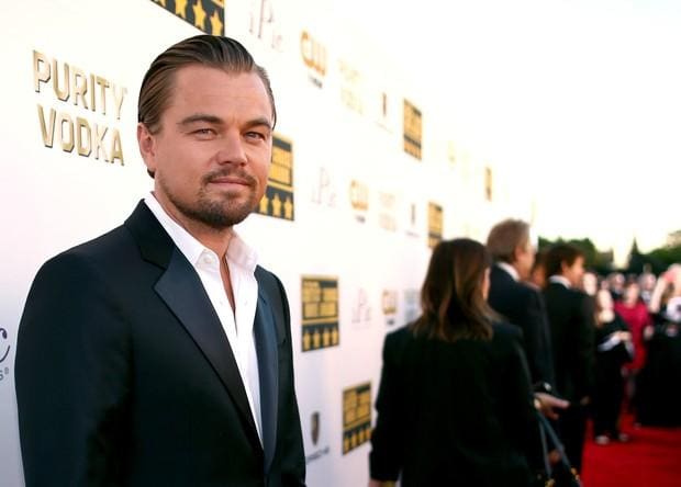 Leonardo DiCaprio em cerimônia de premiação em janeiro deste ano