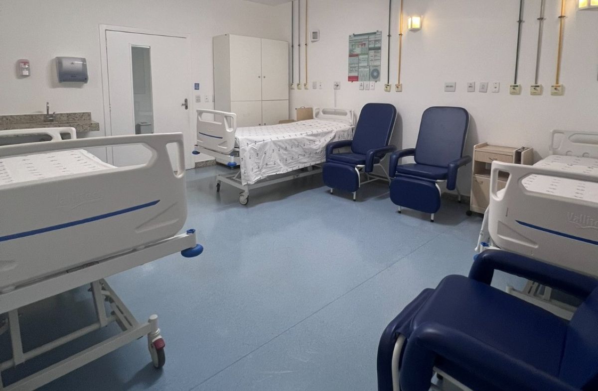 Hospital da Baleia abriu 10 leitos pediátricos SUS para doenças respiratórias