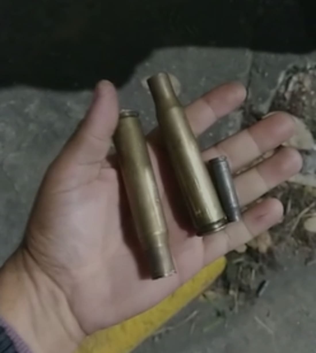 Munição de fuzil encontrada em Itajubá