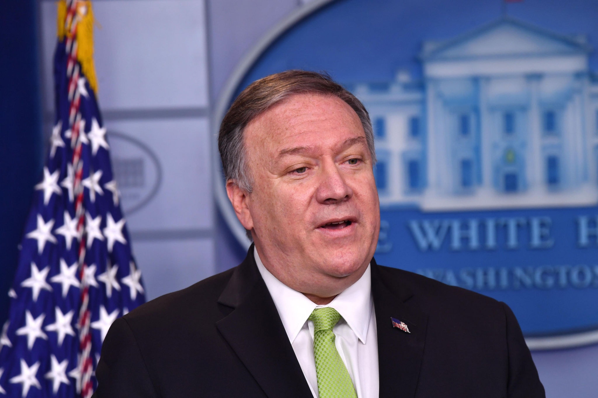 Secretário de Estado dos EUA, Mike Pompeo